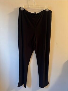 Sympli Black Pull-On Straight-Leg Leggings